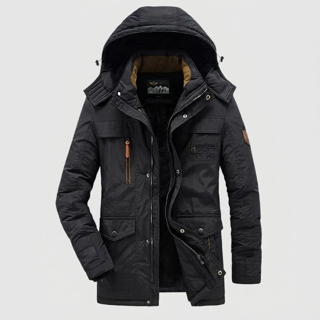 Quilted Winter Parka Windproof