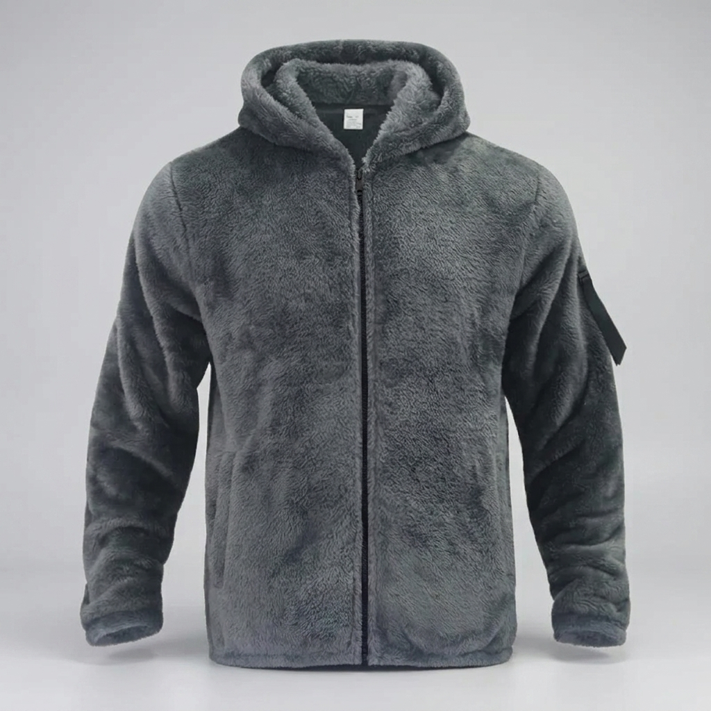 Winter Jacket Fleece Lined Soft Knit Blend