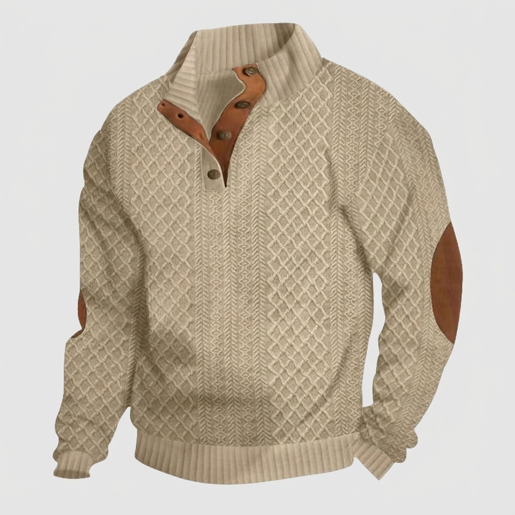 Knit Jumper Classic Crew Neck Ribbed