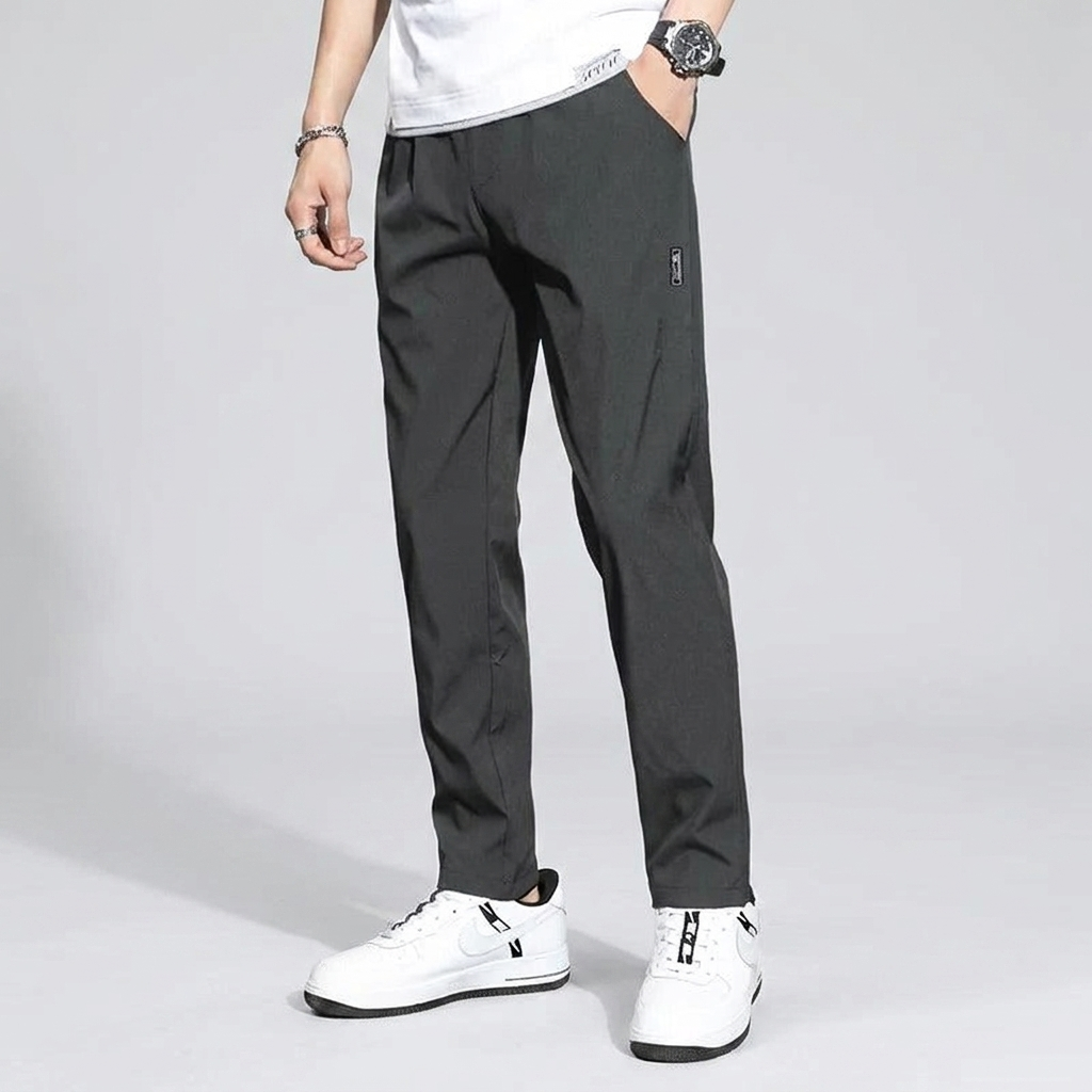 Joggers Drawstring Waist Sporty Tapered Fit