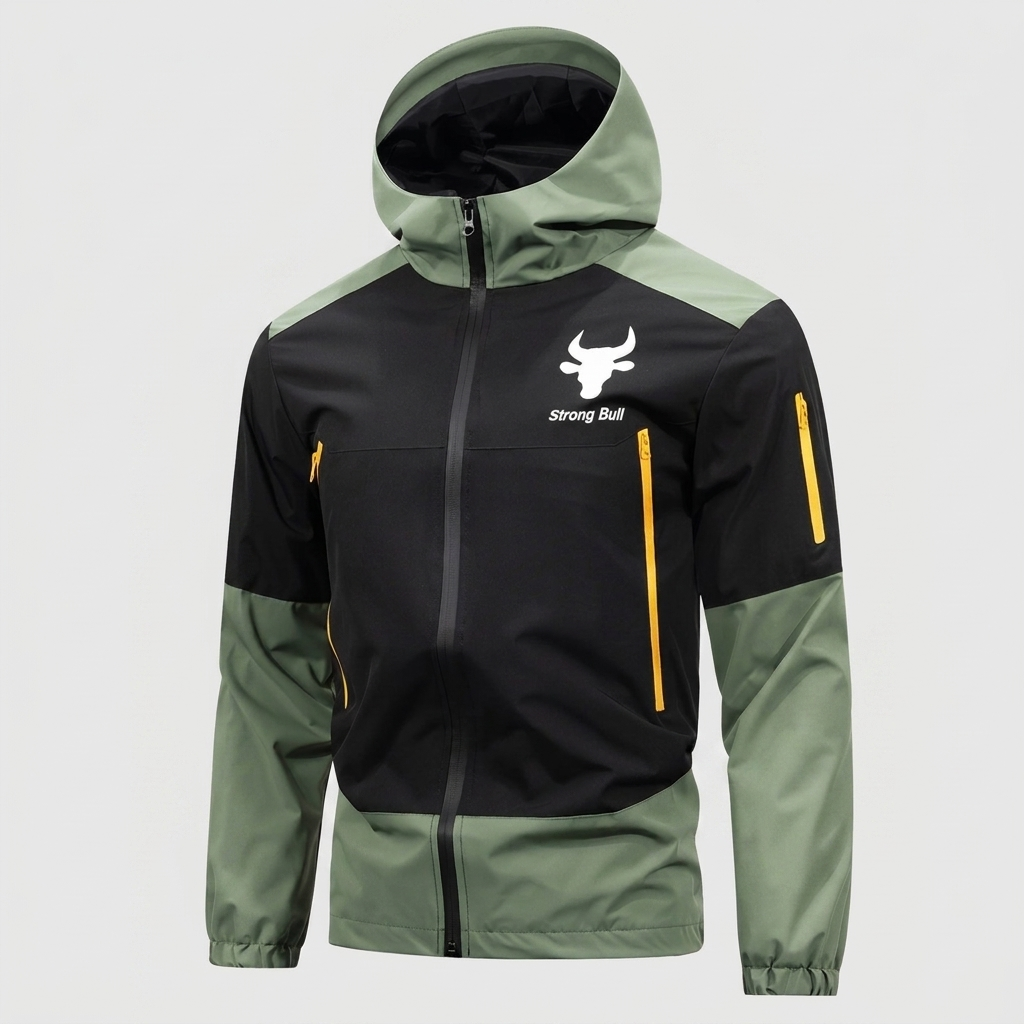 Rain Coat Waterproof Hooded Longline Shell
