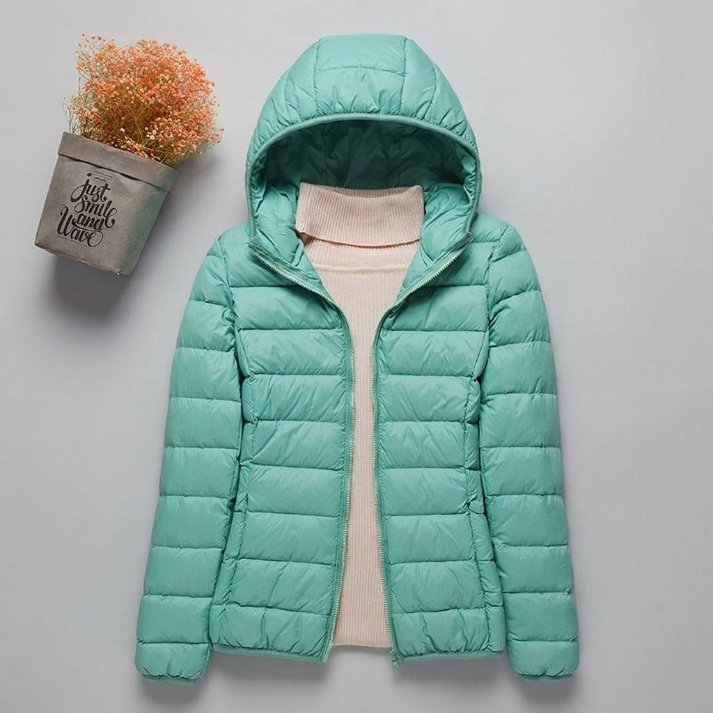 Padded Jacket Ultralight Quilted Zip Front