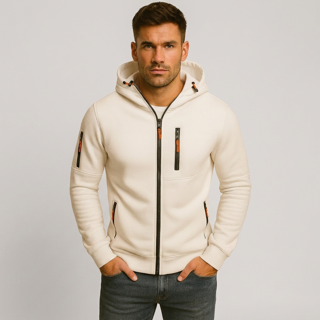 Hoodie Full Zip Soft Comfortable Fit