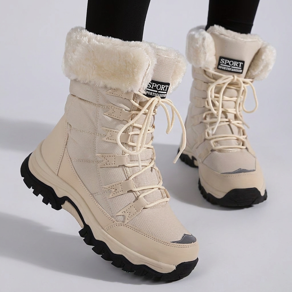 Winter Boots Warm Lined Non Slip Sole