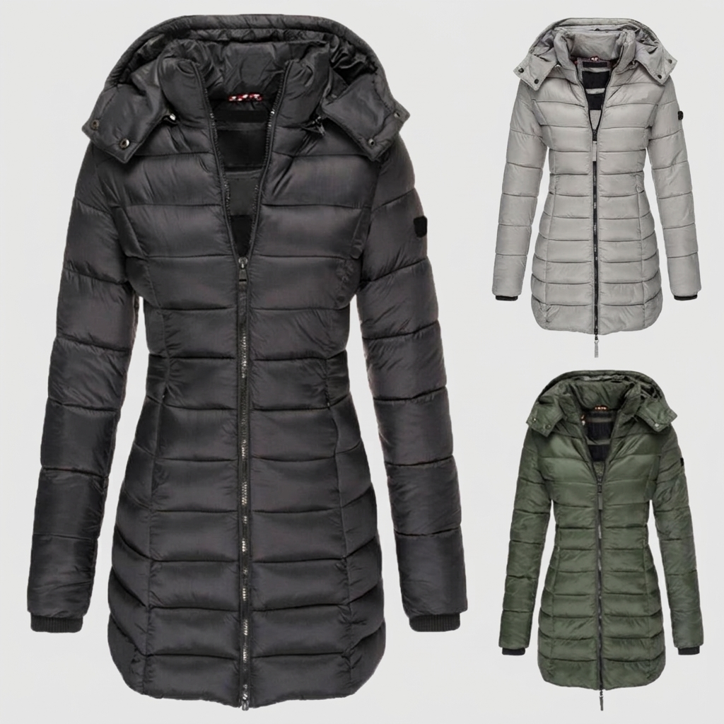Hooded Jacket Oversized Fit Wind Resistant