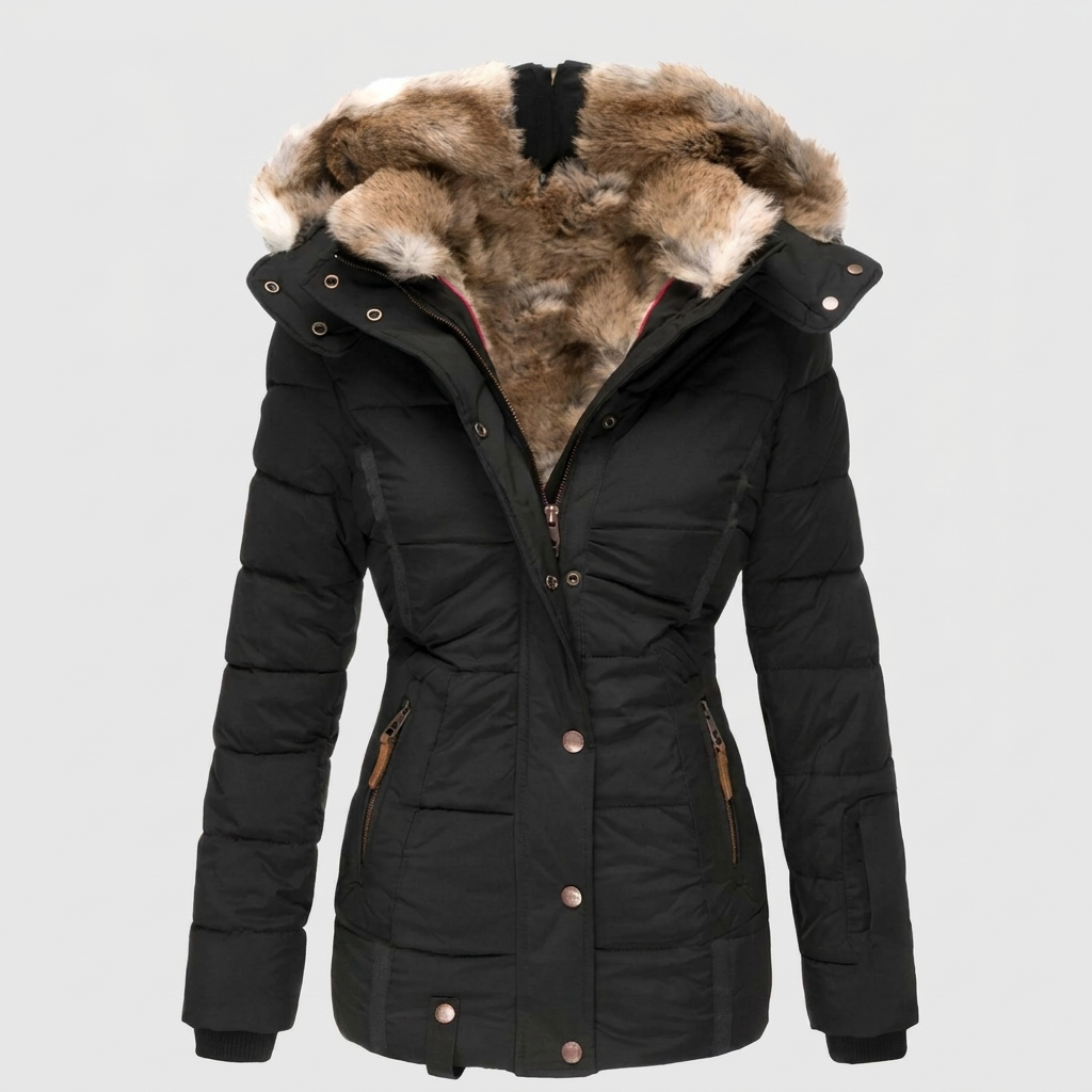 Winter Jacket Slim Fit Hooded Water Repellent