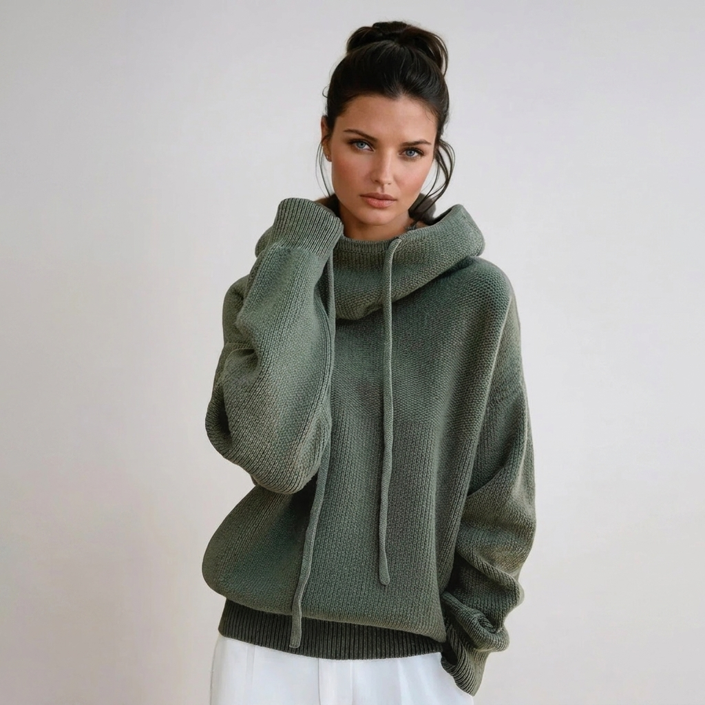 Turtleneck Sweater Ribbed Elegant