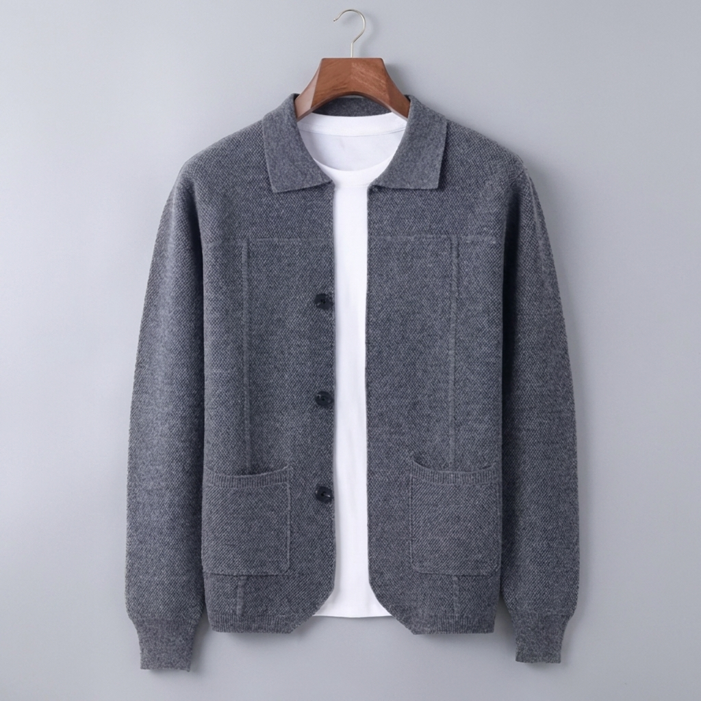 Woolen Overshirt Button Front