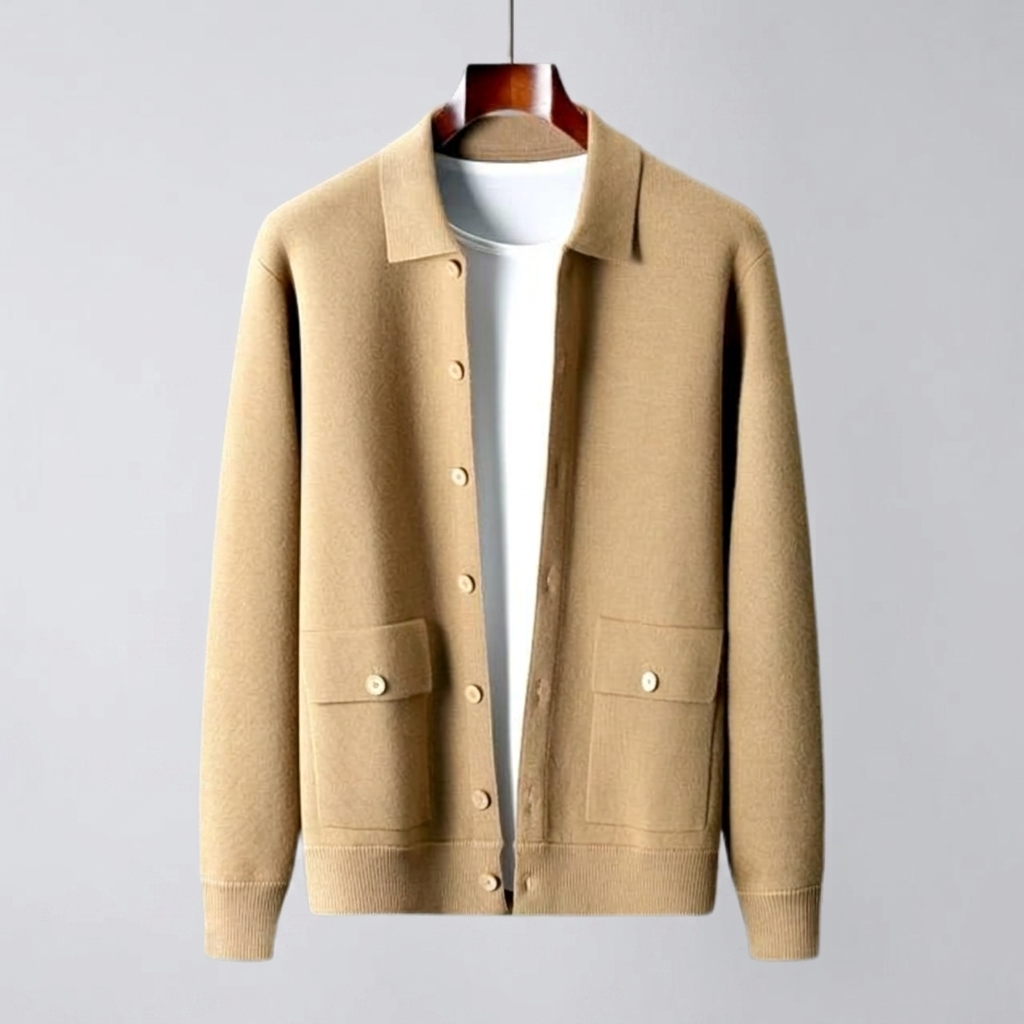 Knitted Jacket Soft Knit Relaxed