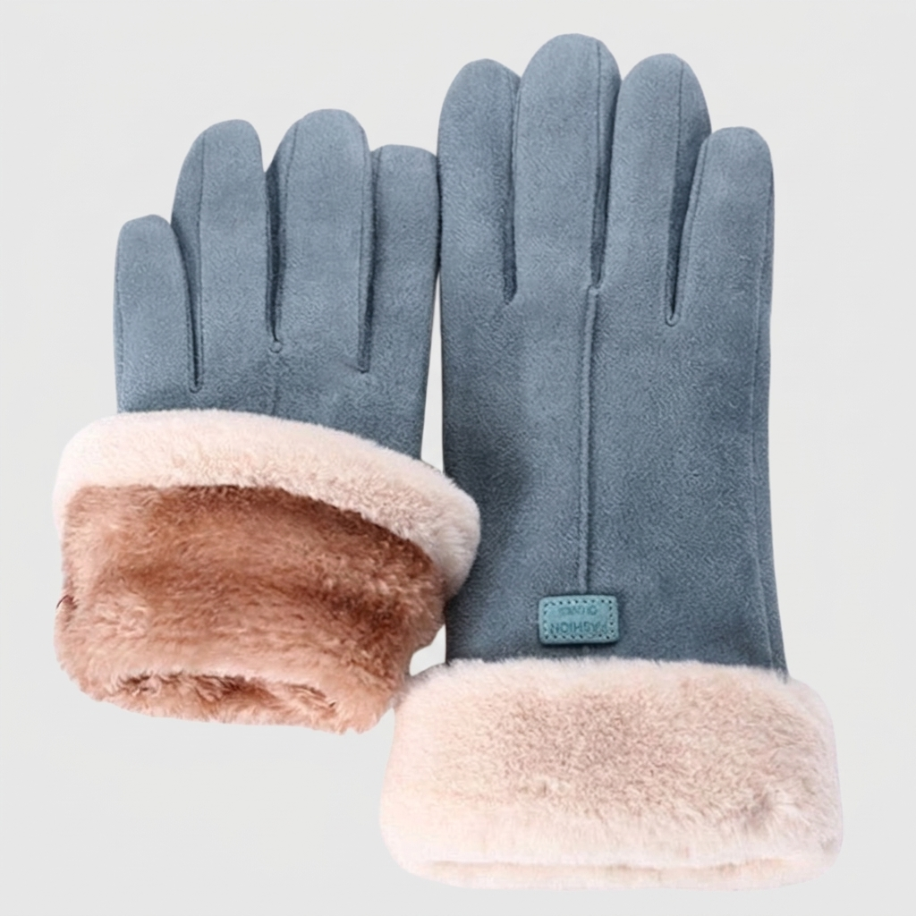 Warm Winter Gloves - Fleece Lined Roomy Fit