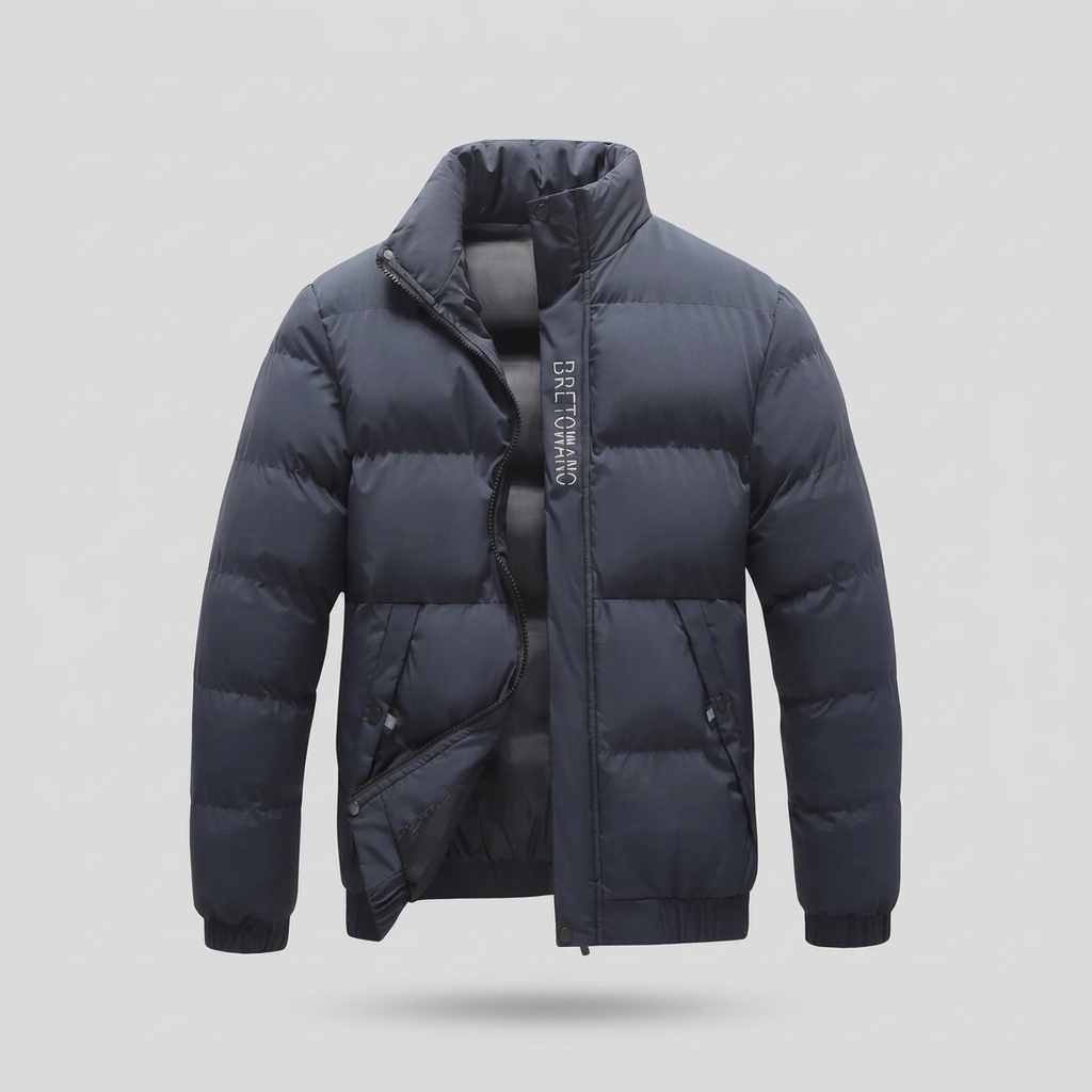 Water Resistant Winter Jacket Hood, studio photo