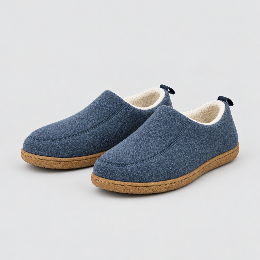 Fleece Lined Slippers Supportive House Shoes