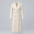 Double-Breasted Coat Structured Winter Sleeves