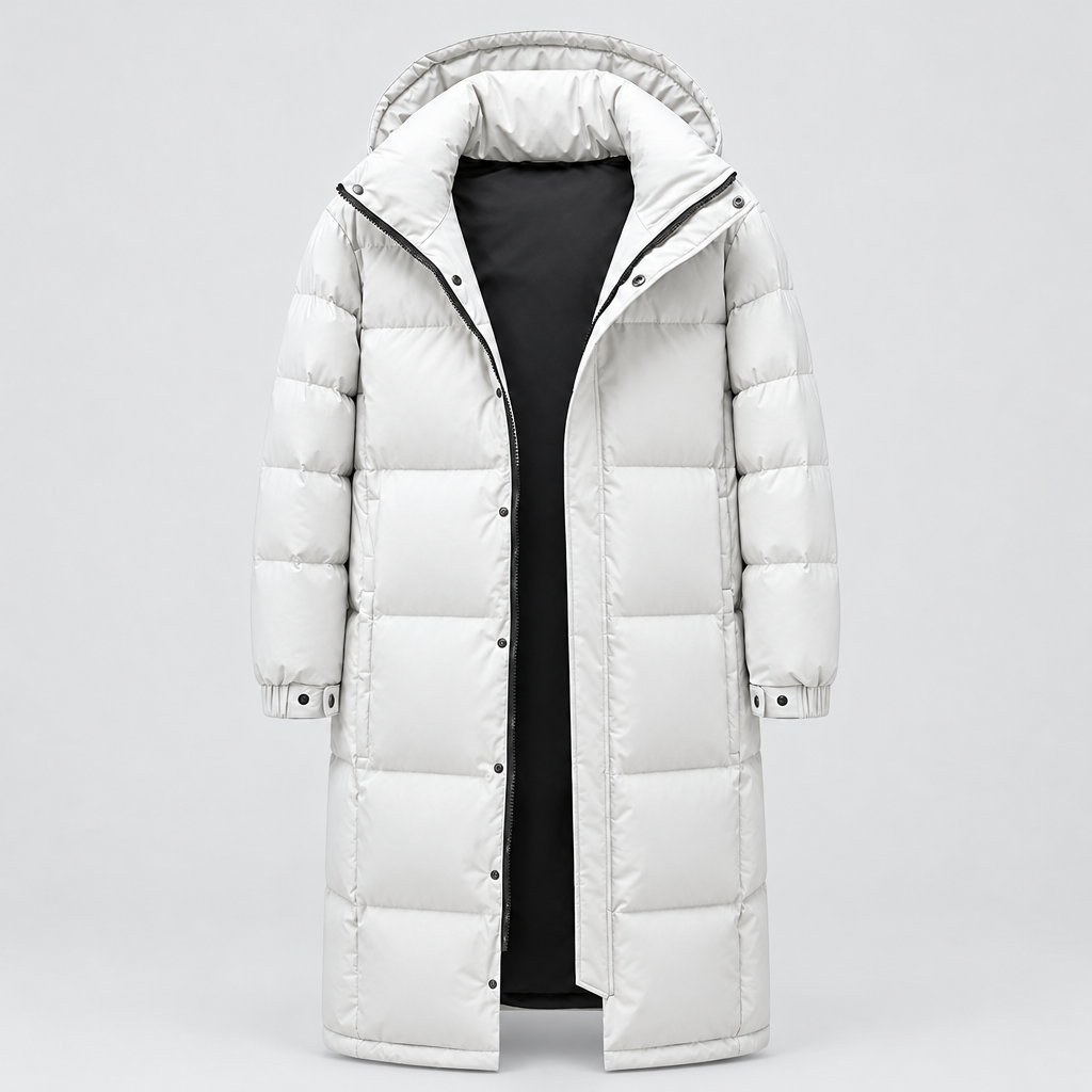 Longline Down Jacket Waterproof Windproof