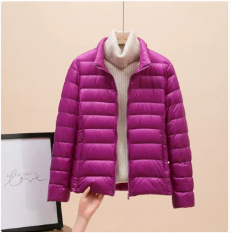 Padded Jacket Ultralight Quilted Zip Front