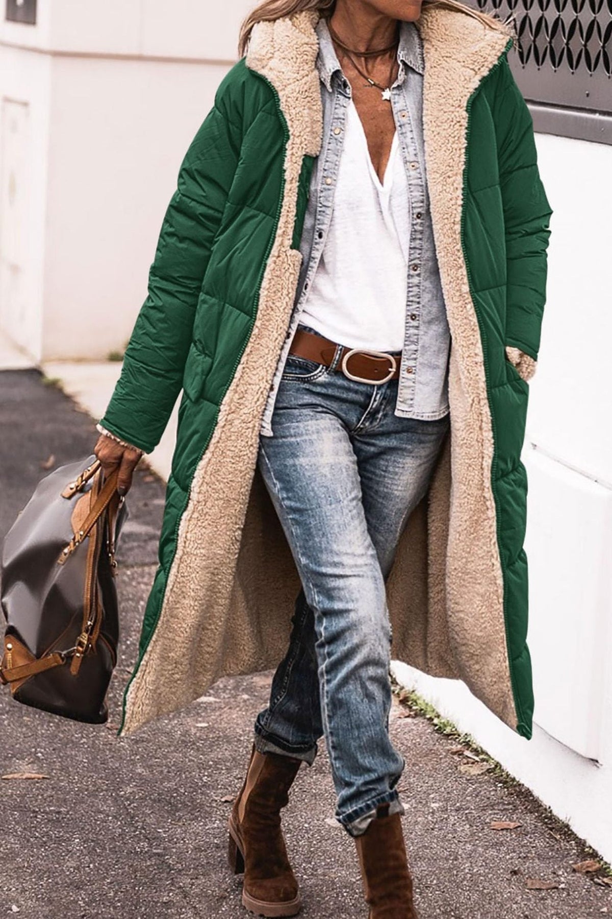 Reversible Coat Double Sided Long Design