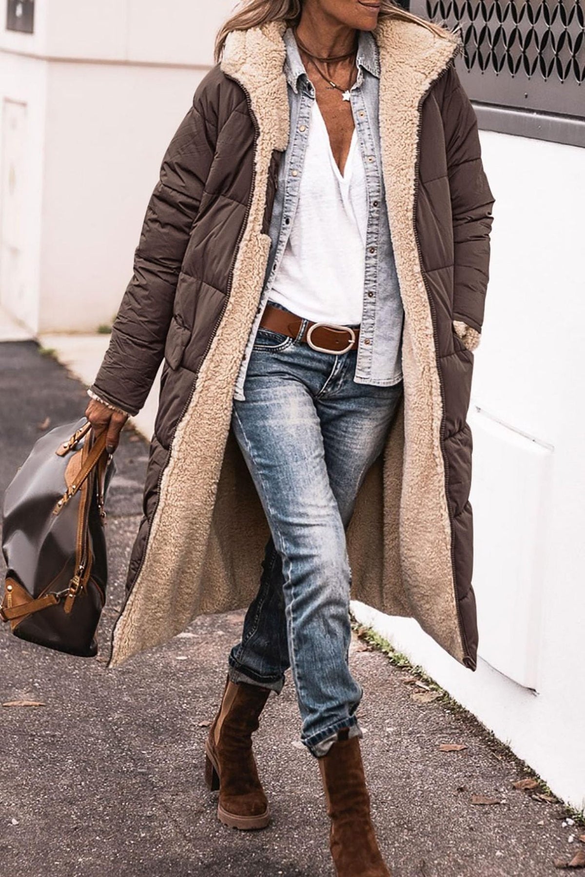 Reversible Coat Double Sided Long Design