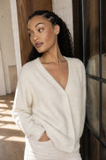 Faux Cashmere Cardigan Oversized Lined Cosy