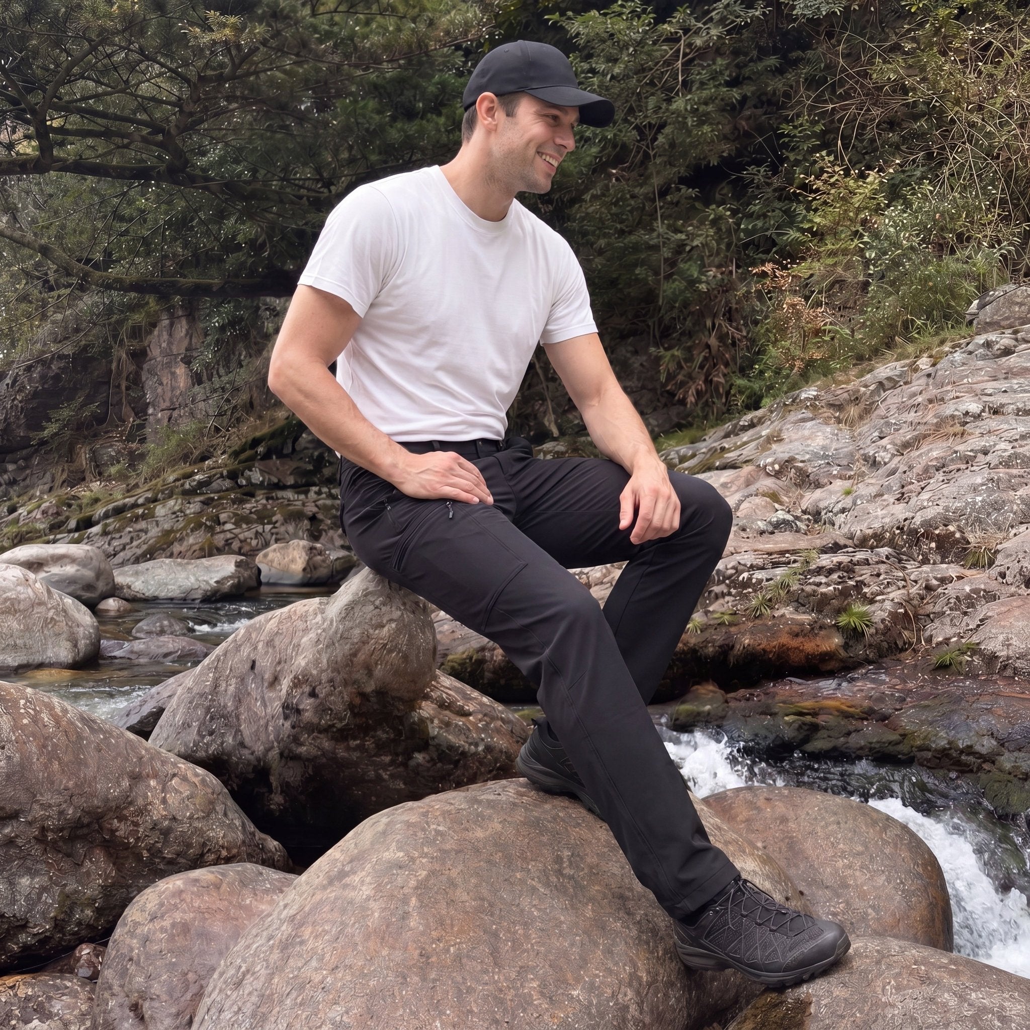 Hiking Trousers Ripstop Six Pocket Quick Dry