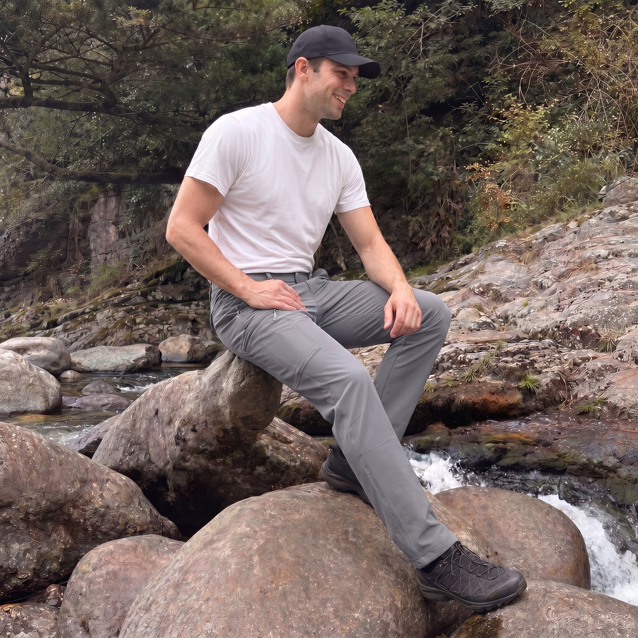 Hiking Trousers Ripstop Six Pocket Quick Dry