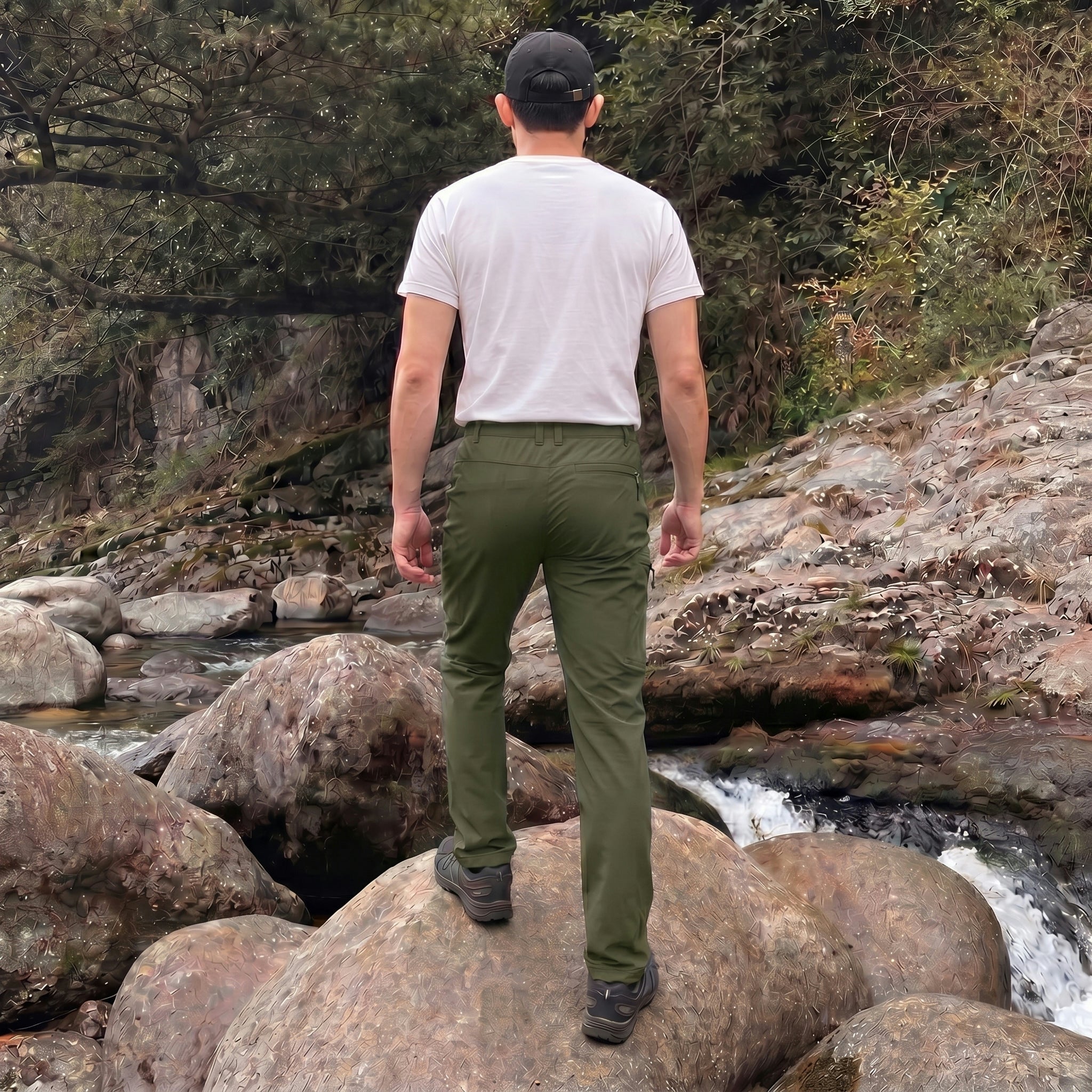 Hiking Trousers Ripstop Six Pocket Quick Dry