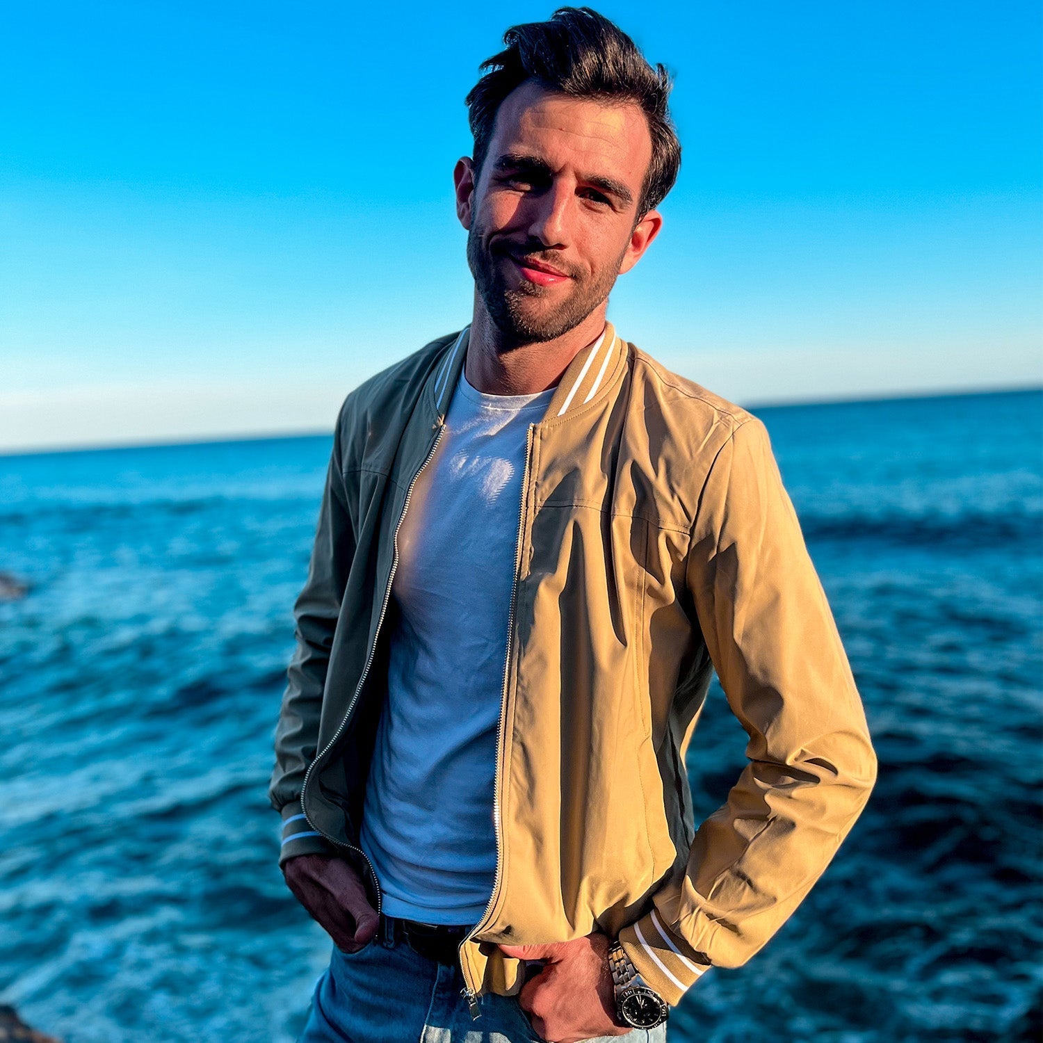 Lightweight Bomber Jacket Casual