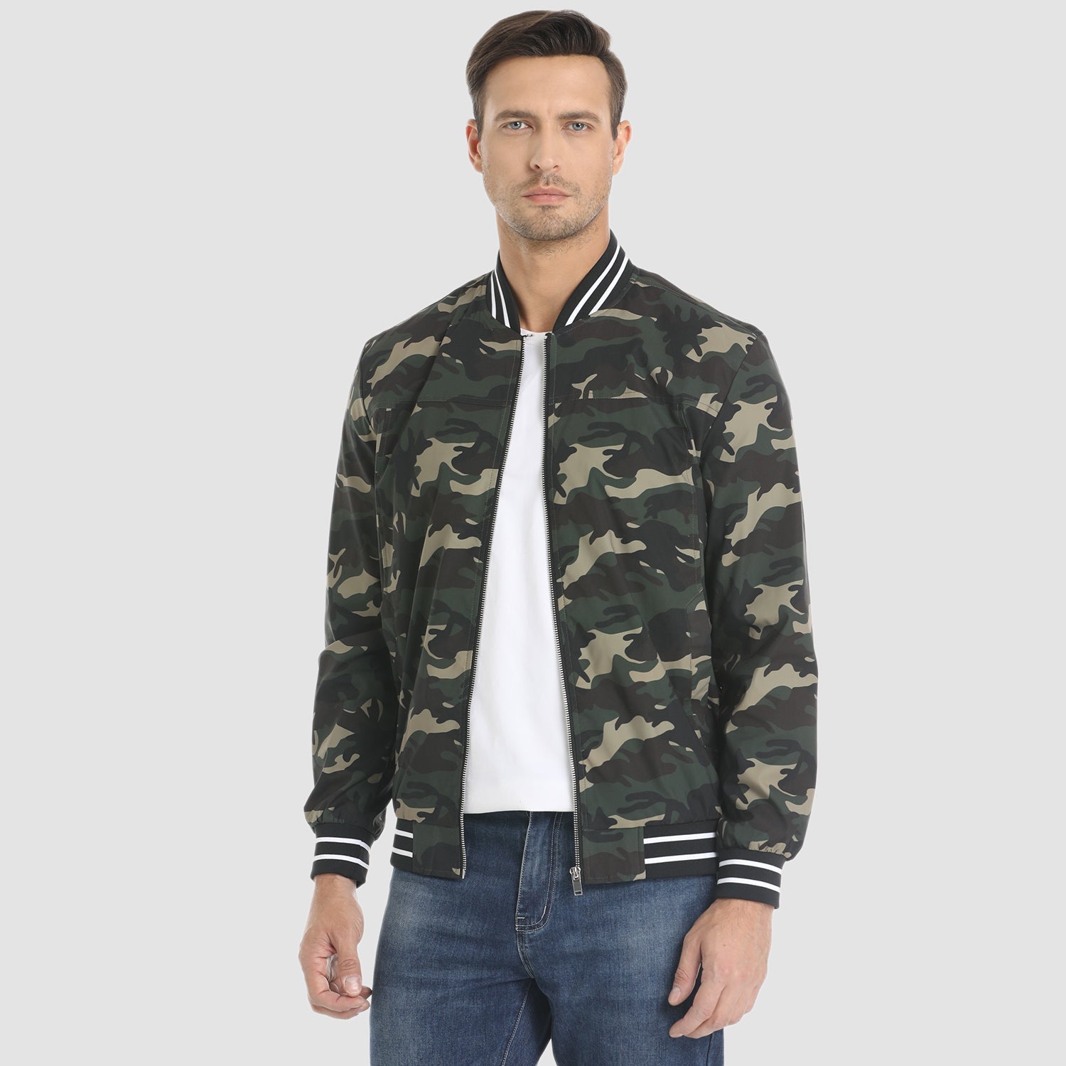 Lightweight Bomber Jacket Casual