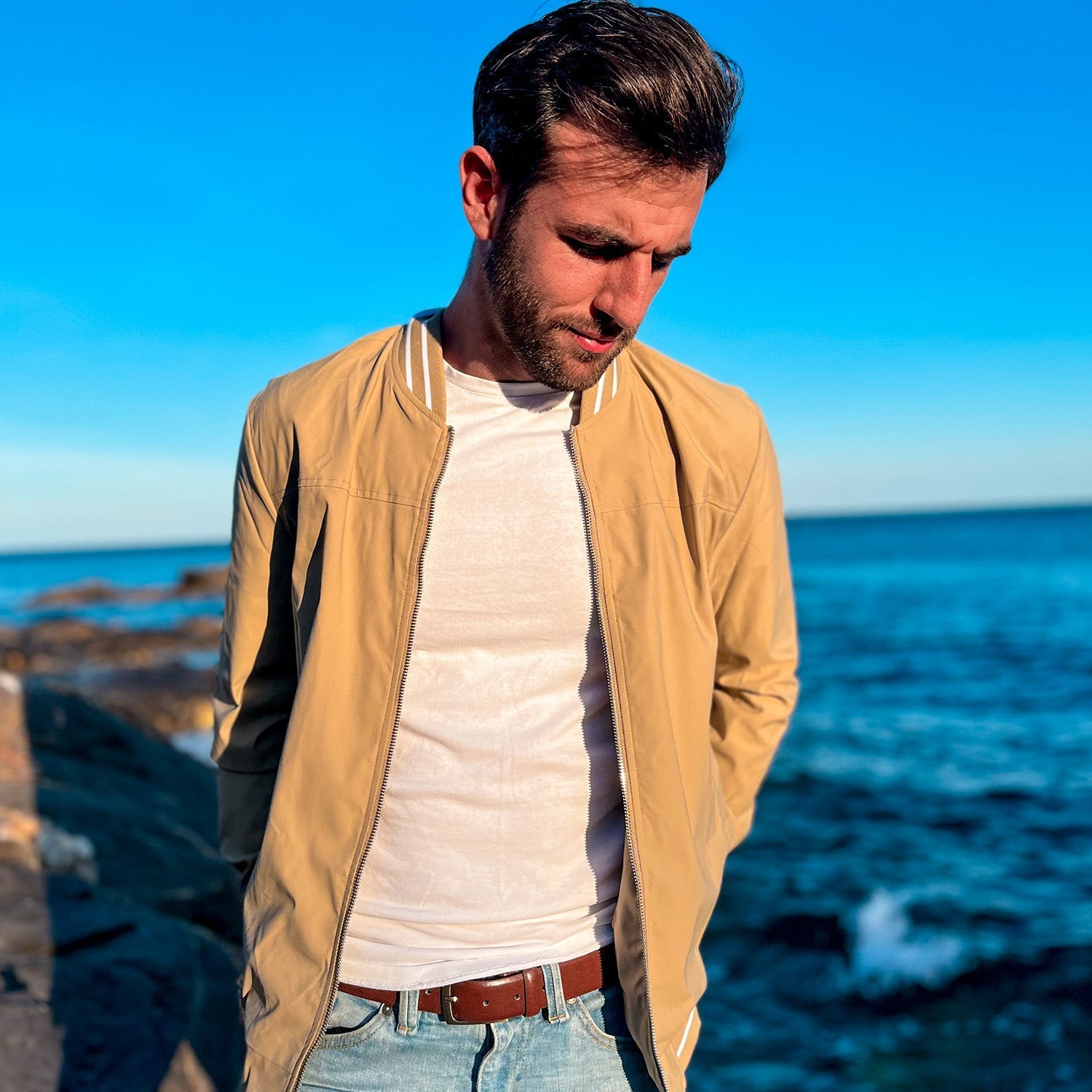 Lightweight Bomber Jacket Casual