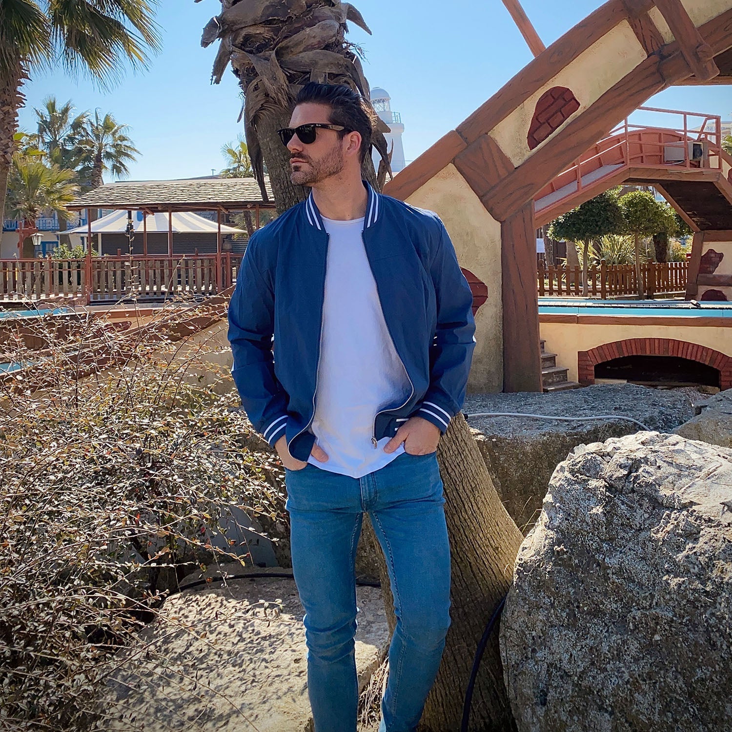 Lightweight Bomber Jacket Casual