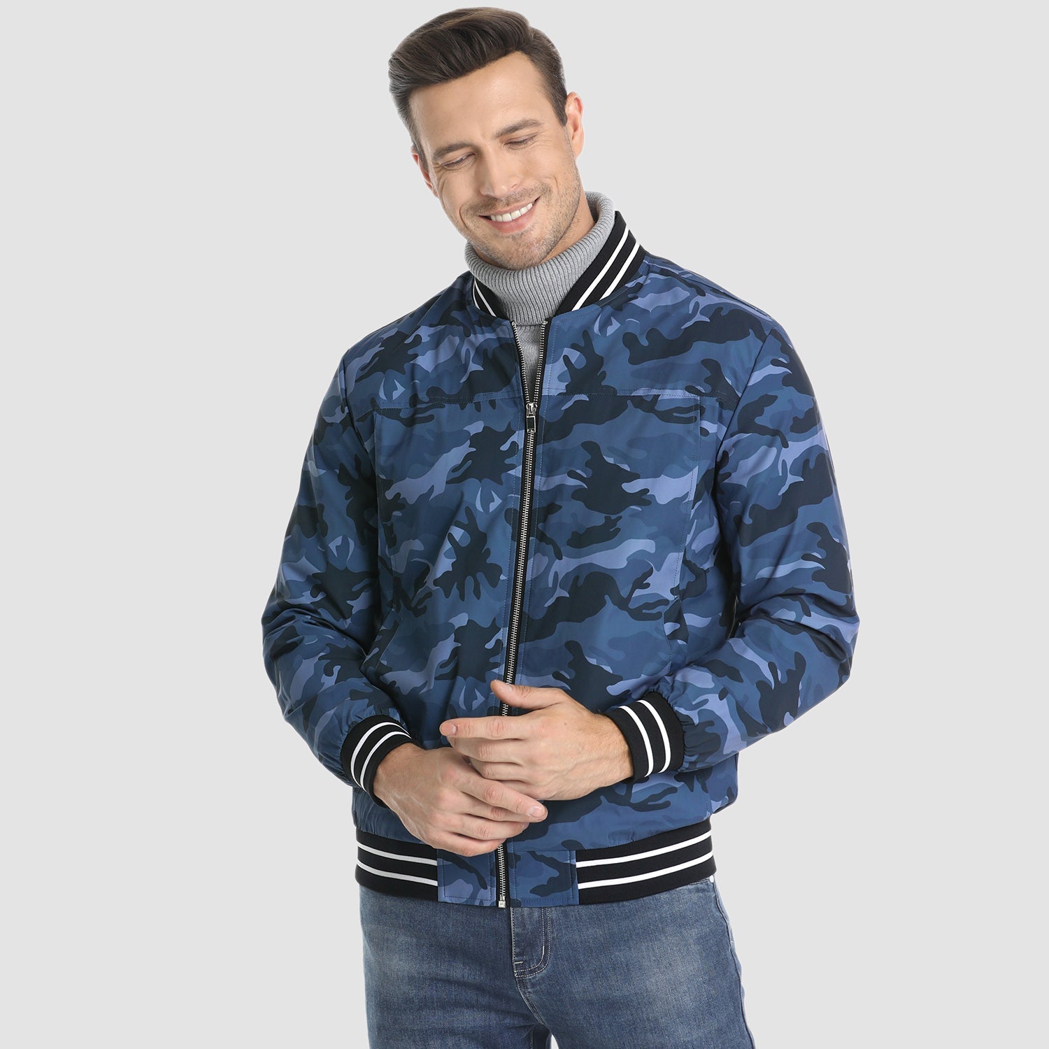 Lightweight Bomber Jacket Casual