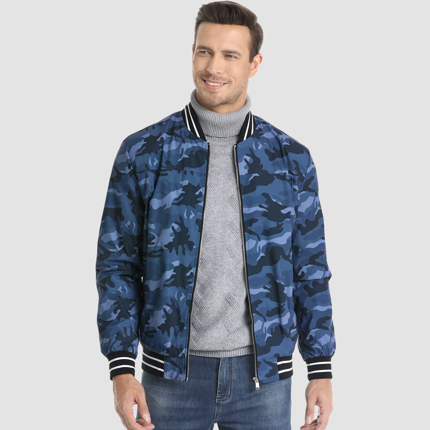 Lightweight Bomber Jacket Casual