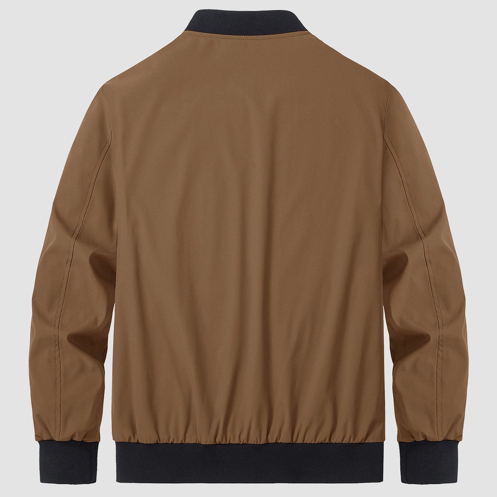 Bomber Jacket Lightweight Zip Windbreaker