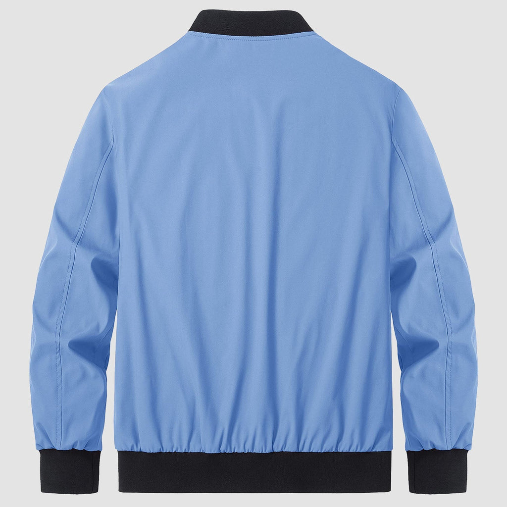 Bomber Jacket Lightweight Zip Windbreaker