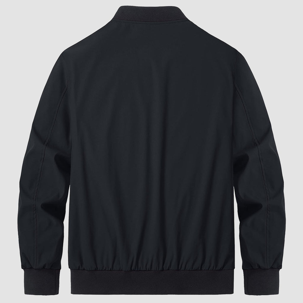 Bomber Jacket Lightweight Zip Windbreaker