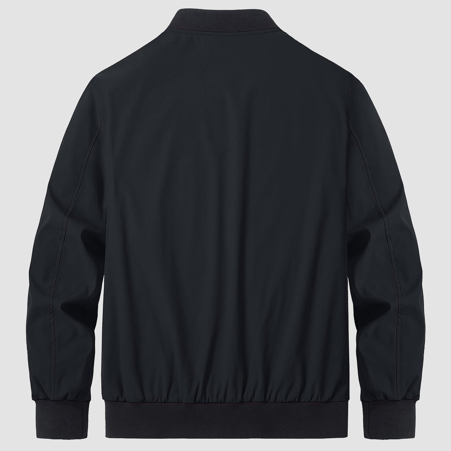 Bomber Jacket Lightweight Zip Windbreaker