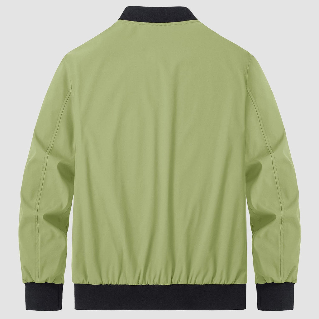 Bomber Jacket Lightweight Zip Windbreaker