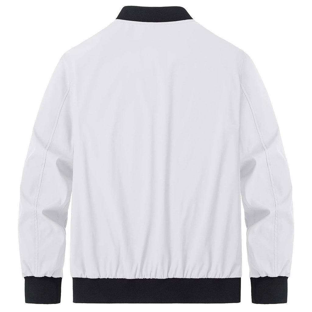Bomber Jacket Lightweight Zip Windbreaker