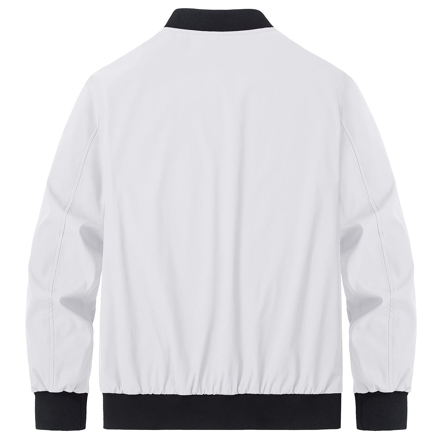 Bomber Jacket Lightweight Zip Windbreaker