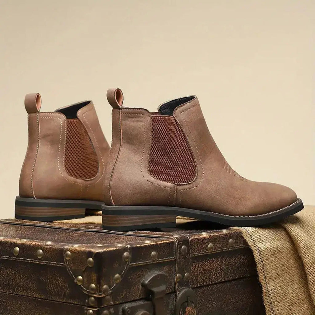Chelsea Boots Western Stitch Slip-On