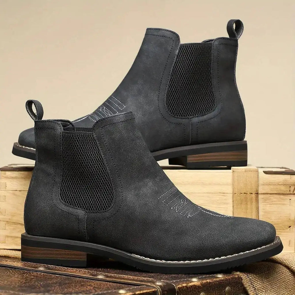 Chelsea Boots Western Stitch Slip-On