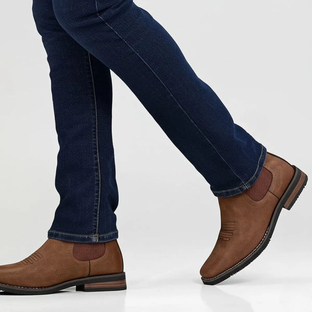 Chelsea Boots Western Stitch Slip-On