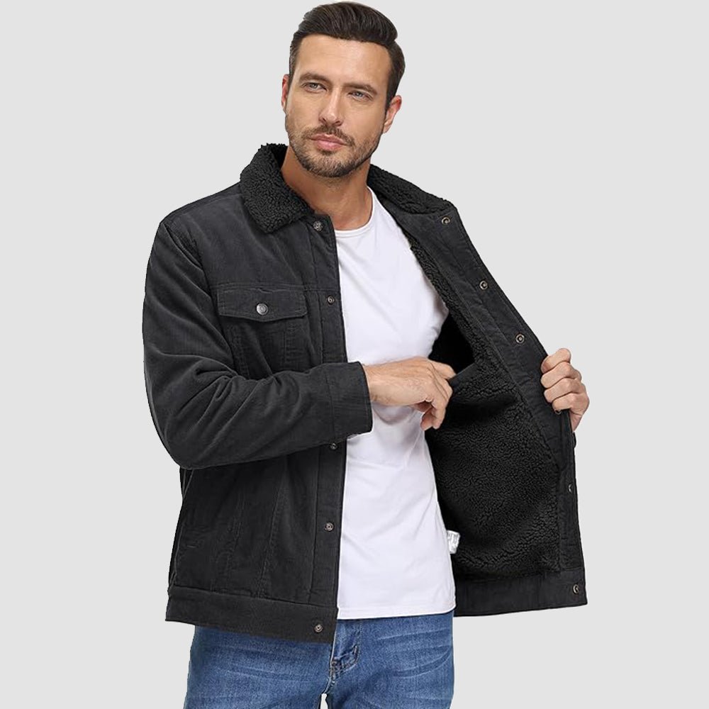 Corduroy Jacket Sherpa-Lined