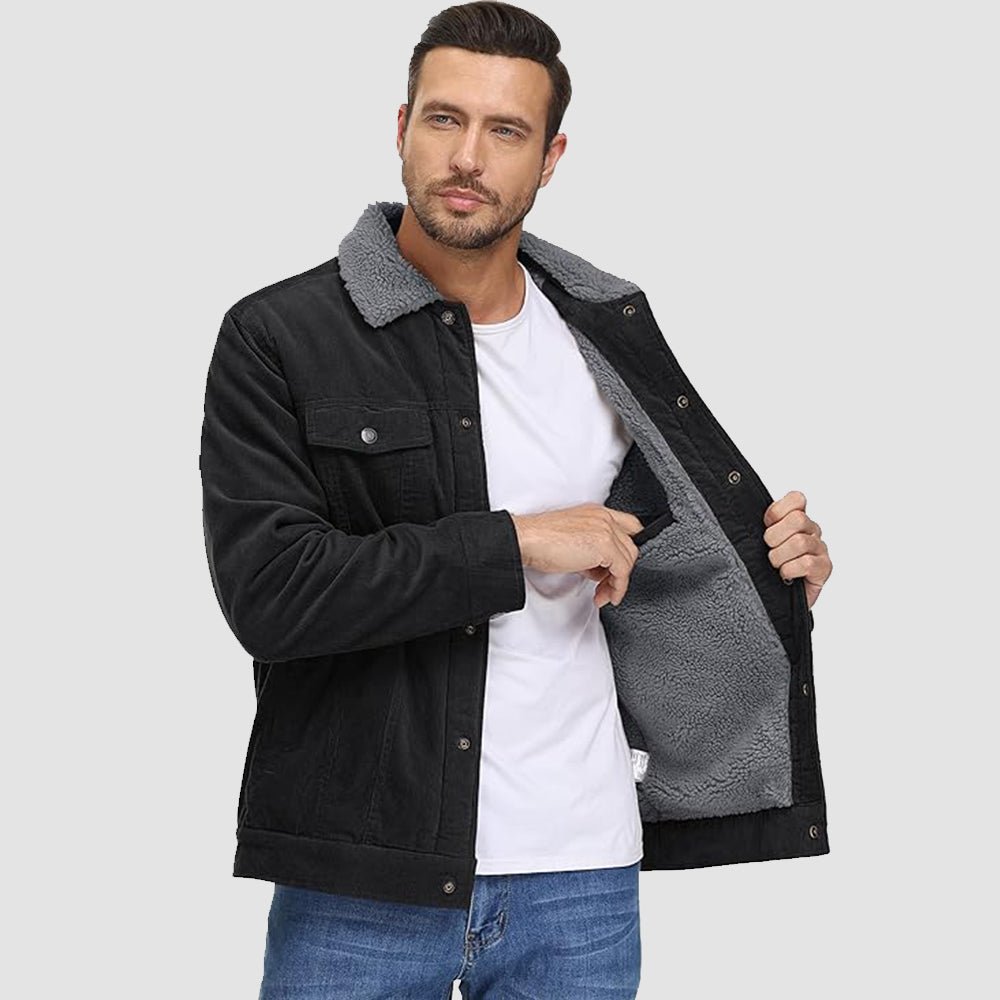 Corduroy Jacket Sherpa-Lined