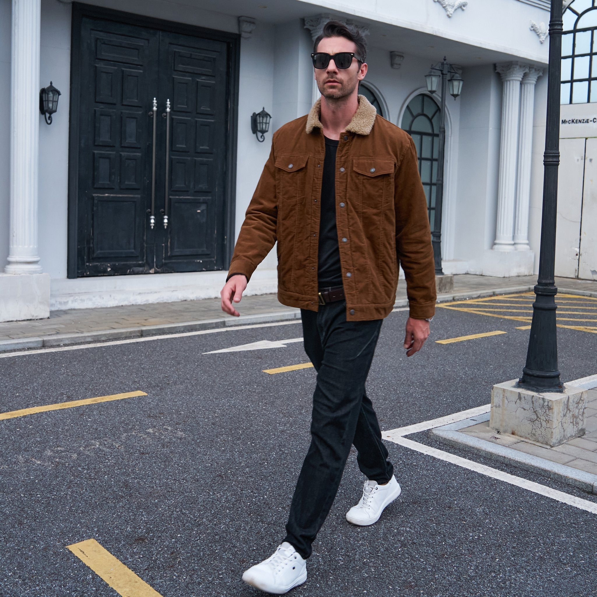 Corduroy Jacket Sherpa-Lined