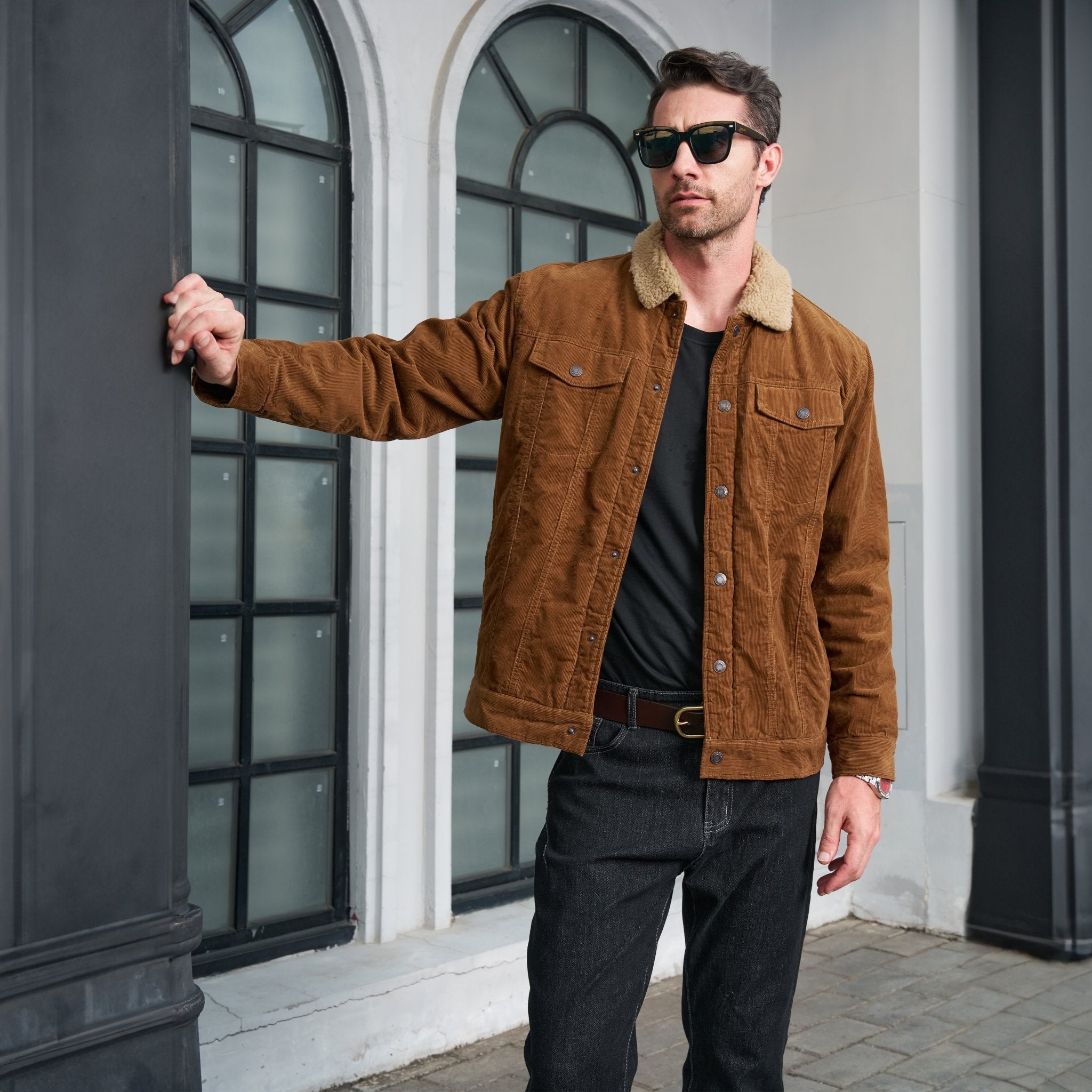 Corduroy Jacket Sherpa-Lined