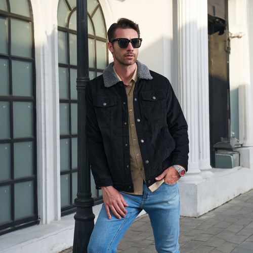 Corduroy Jacket Sherpa-Lined