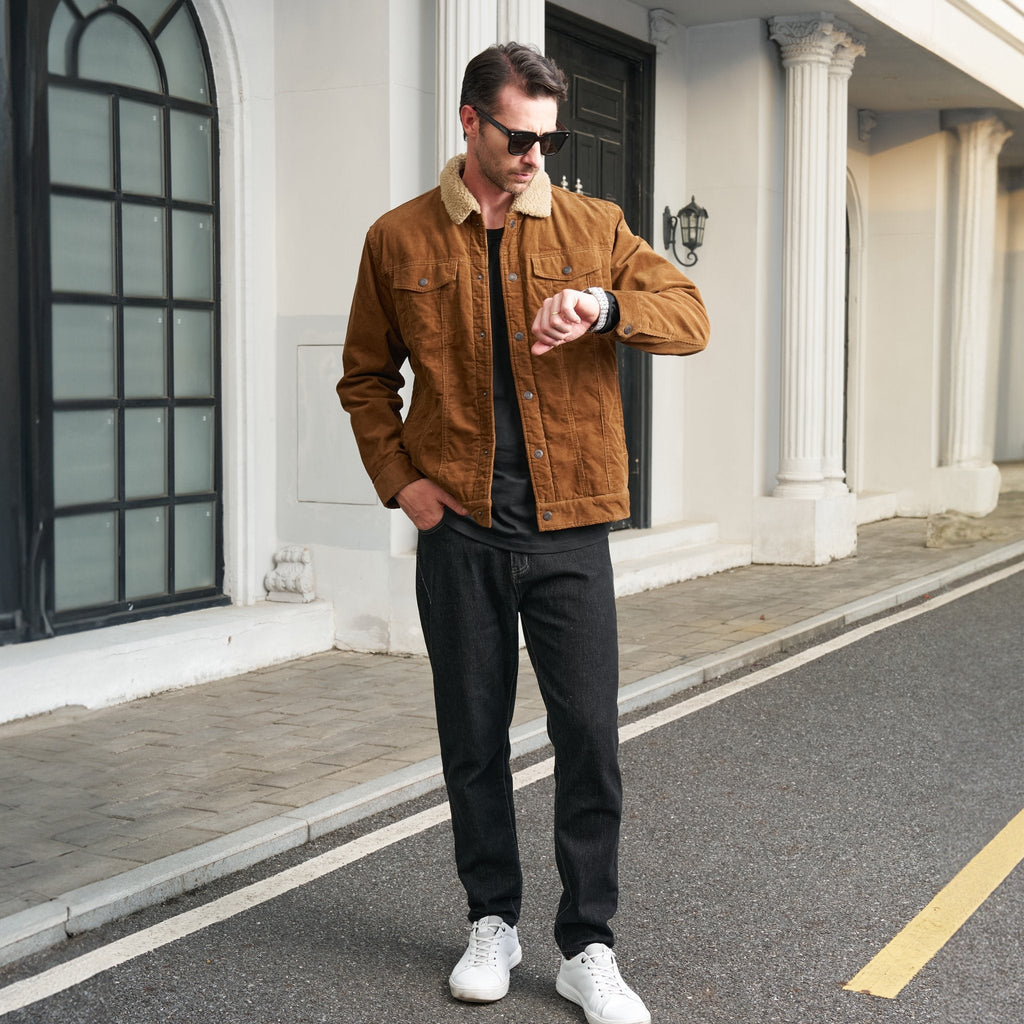 Corduroy Jacket Sherpa-Lined