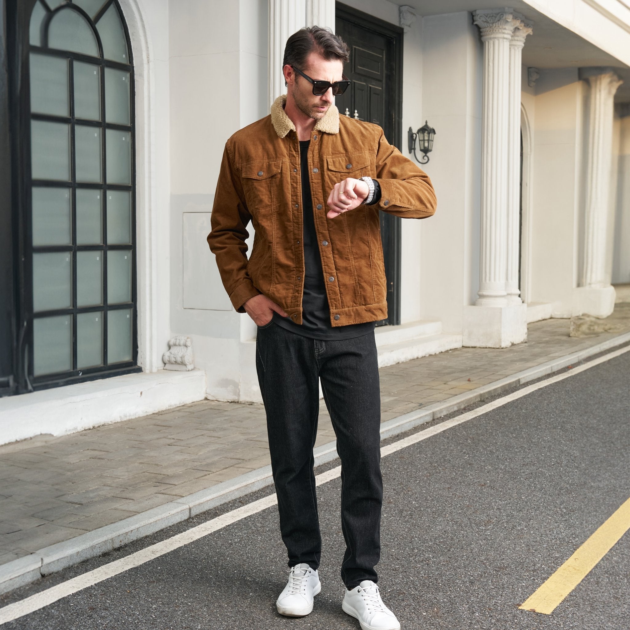 Corduroy Jacket Sherpa-Lined