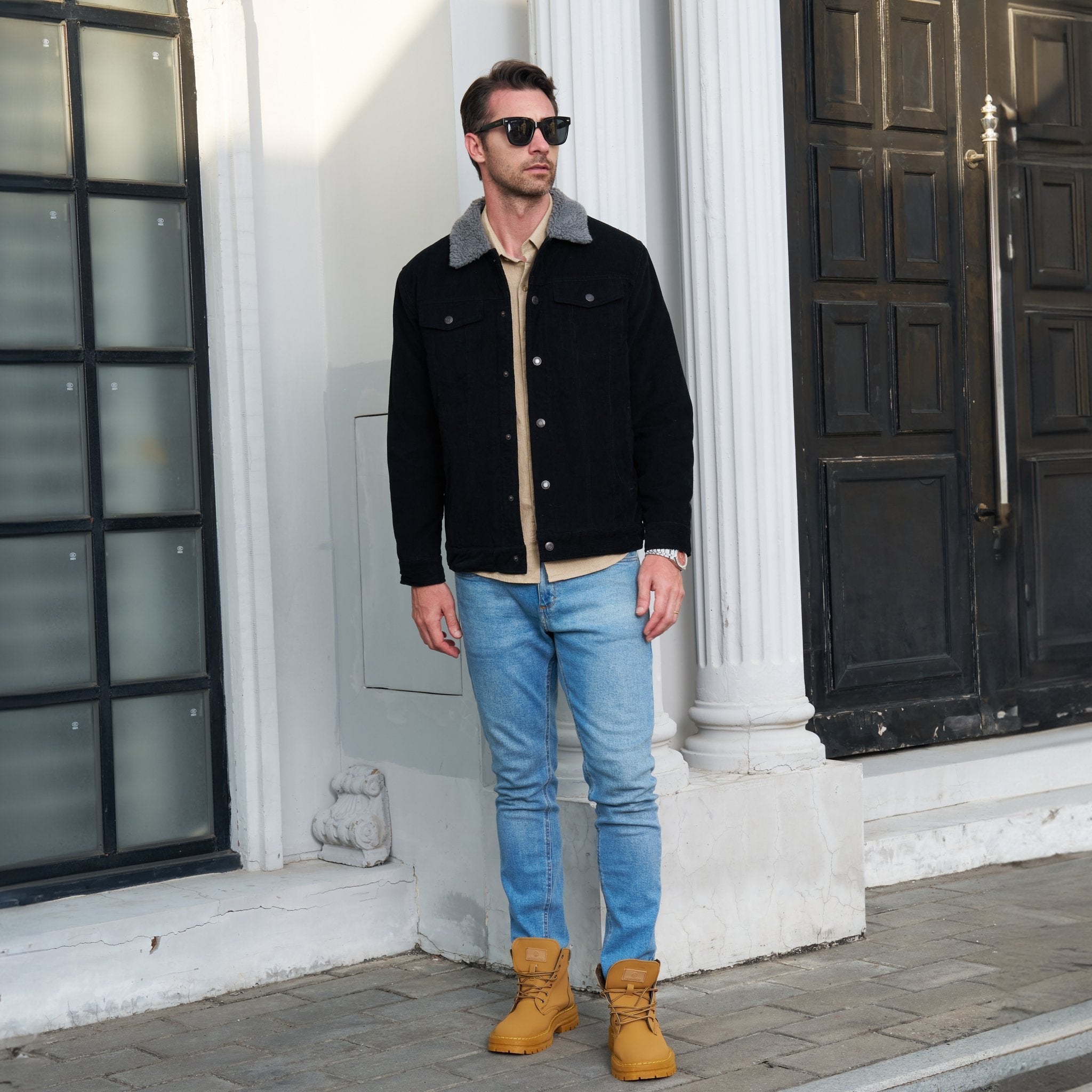 Corduroy Jacket Sherpa-Lined