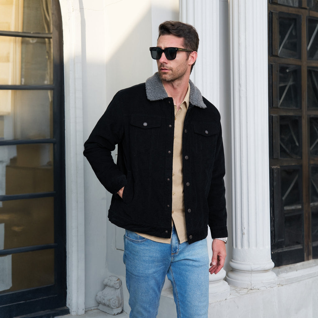 Corduroy Jacket Sherpa-Lined